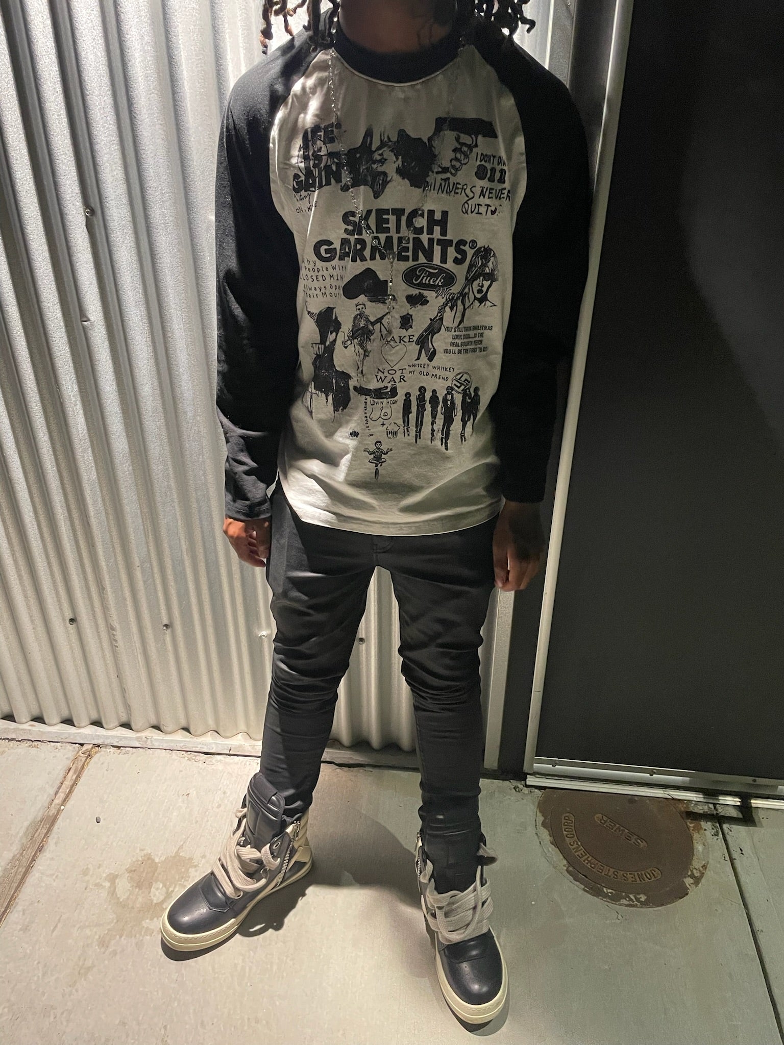 Ready 4 War Longsleeve Black and White