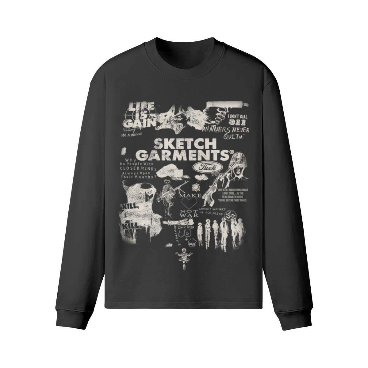 Sketch ready 4 war Longsleeve
