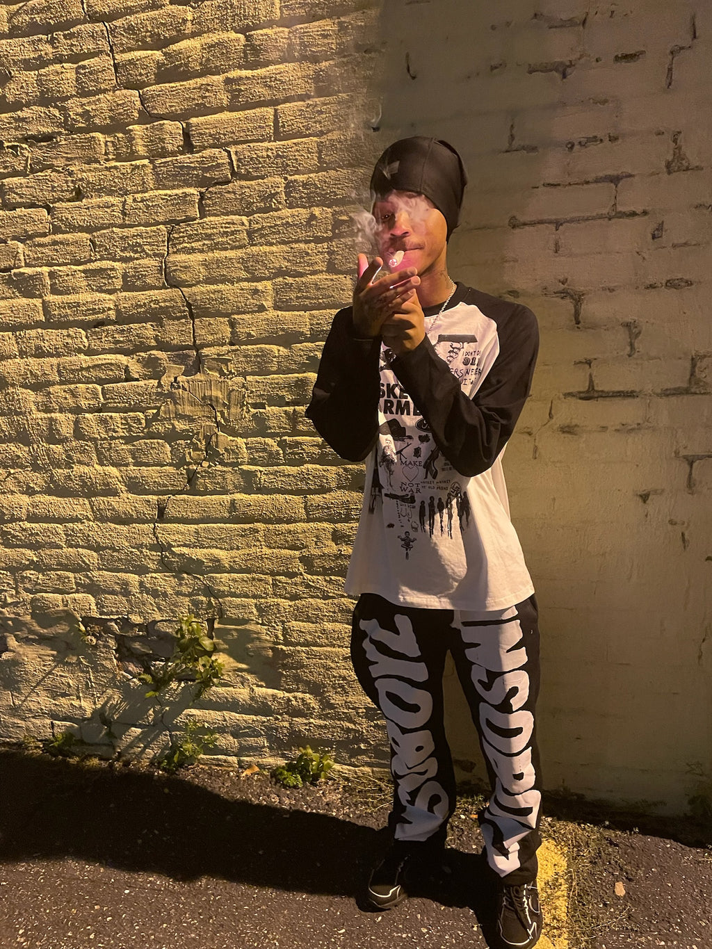 Ready 4 War Longsleeve Black and White